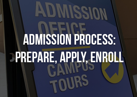 Learn more about the admission process