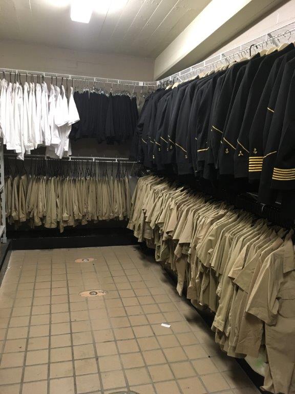 Uniforms closet