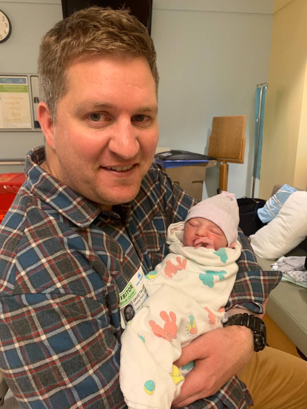 David Taliaferro with his son, baby Wyatt