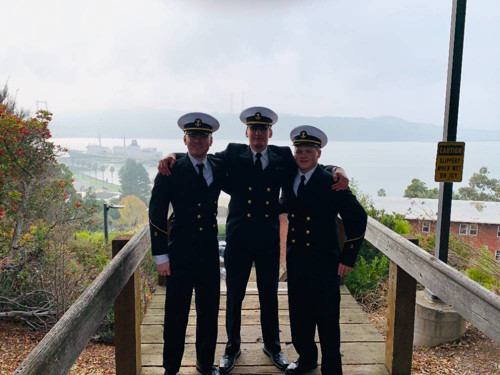 Three cadets together