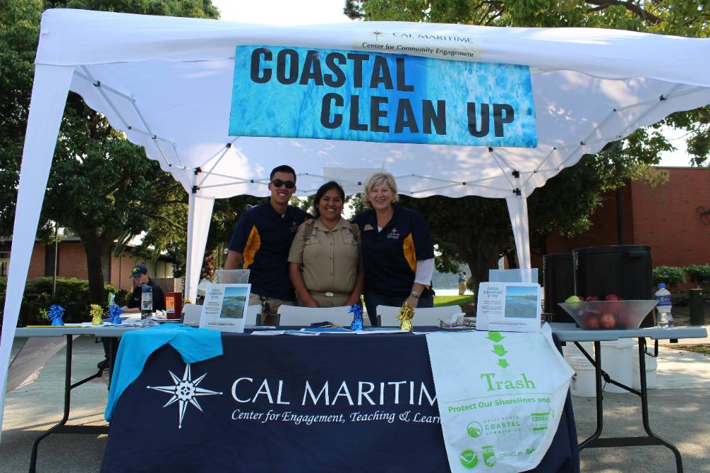 Coastal Cleanup tent