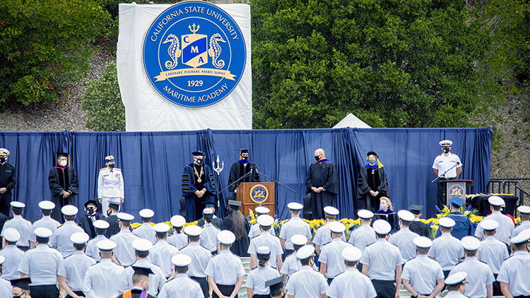 California Maritime Academy, United States 1 Cal Maritime Celebrates 2021 Graduates at In-Person Ceremony