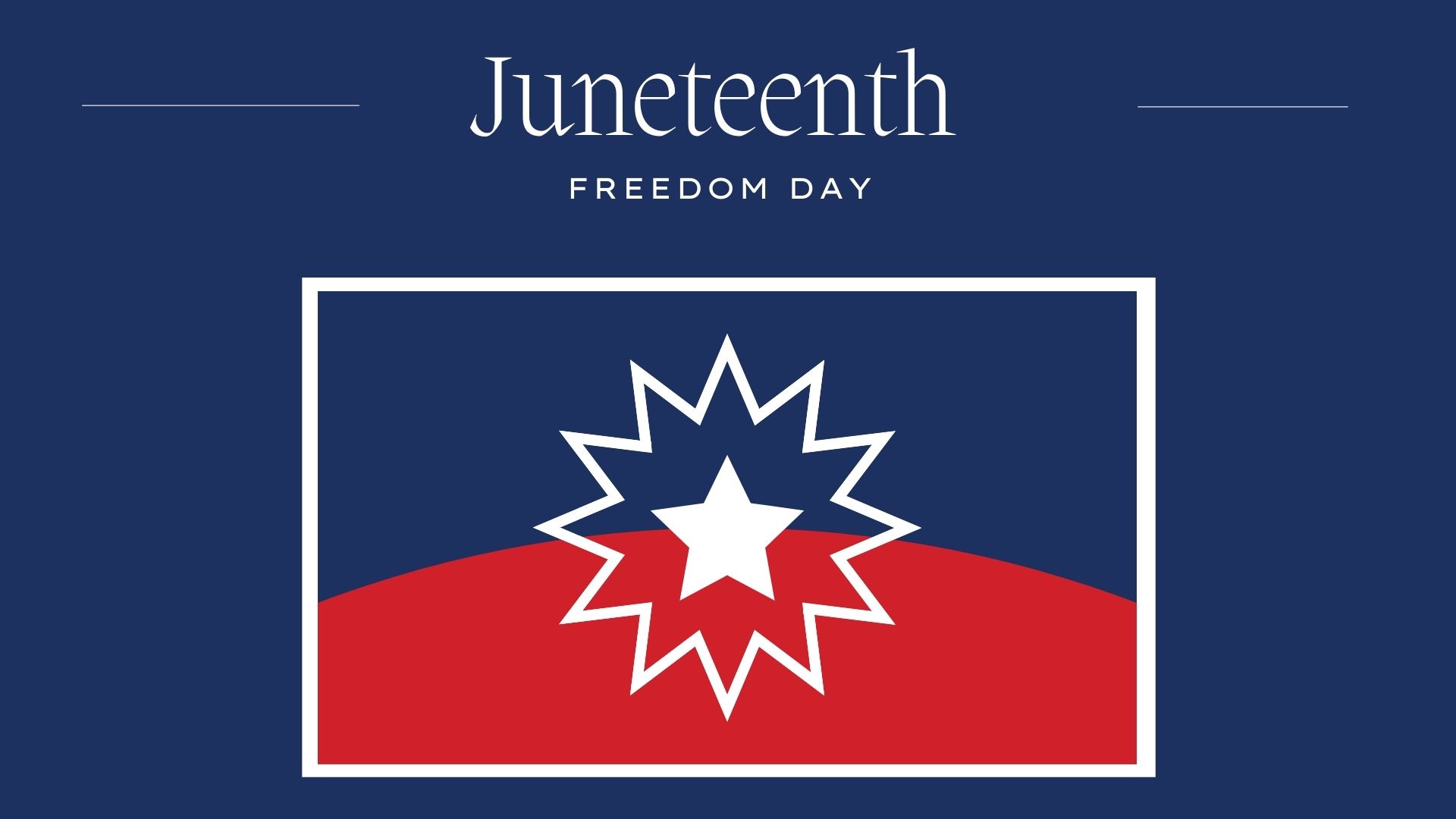 Juneteenth flag