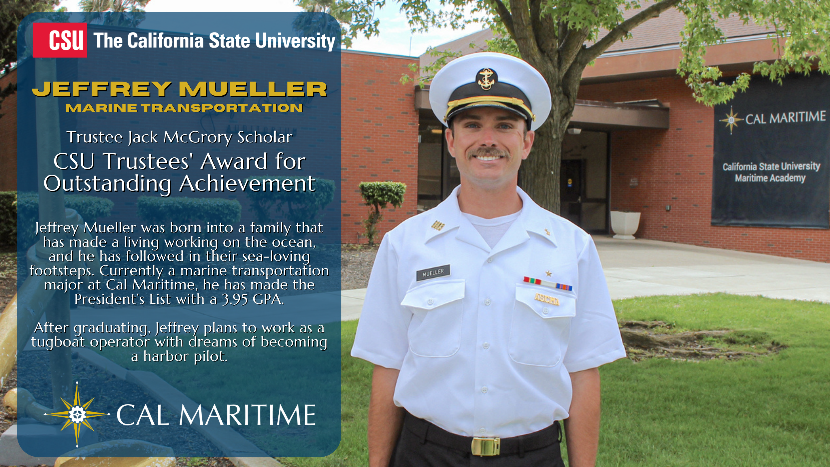Jeffrey Mueller Receives the CSU Trustees' Award for Outstanding Achievement