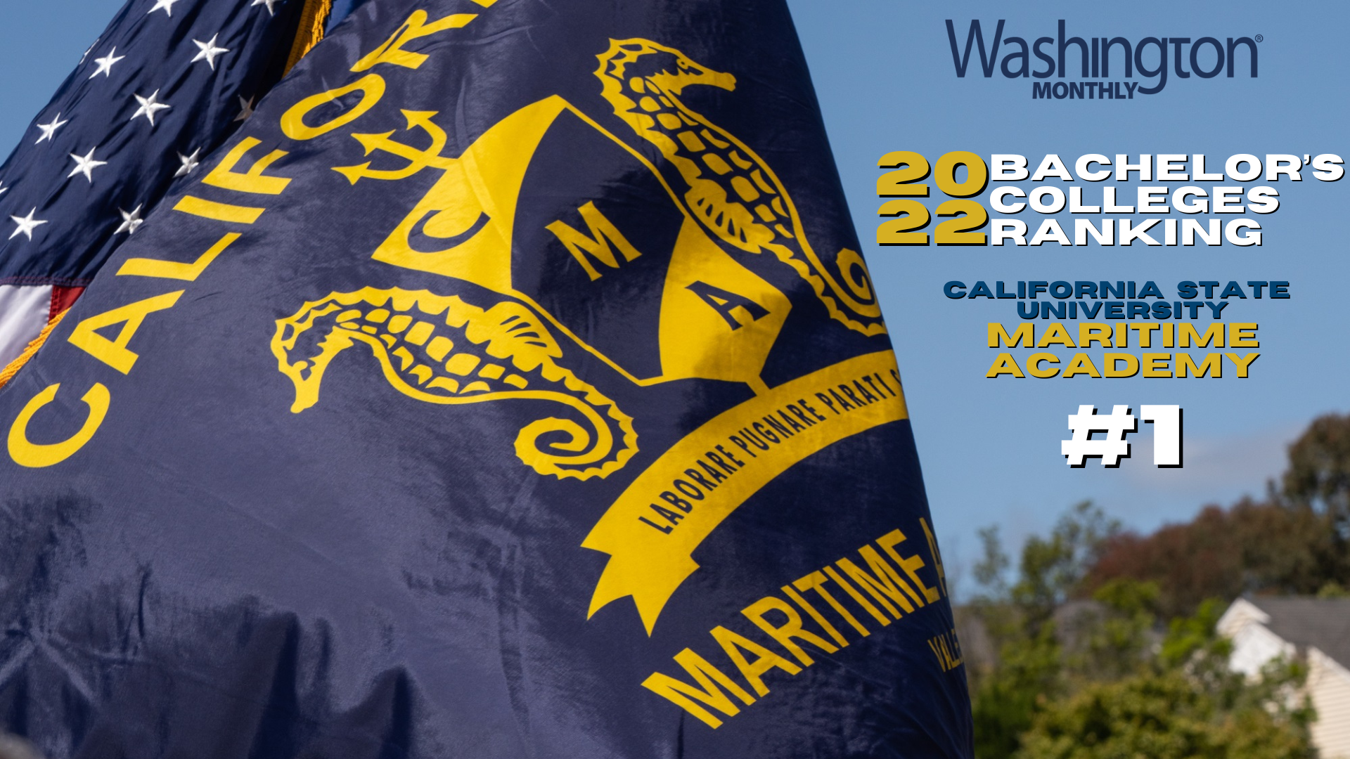 Washington Monthly Ranks Cal Maritime #1 in Bachelor’s Colleges