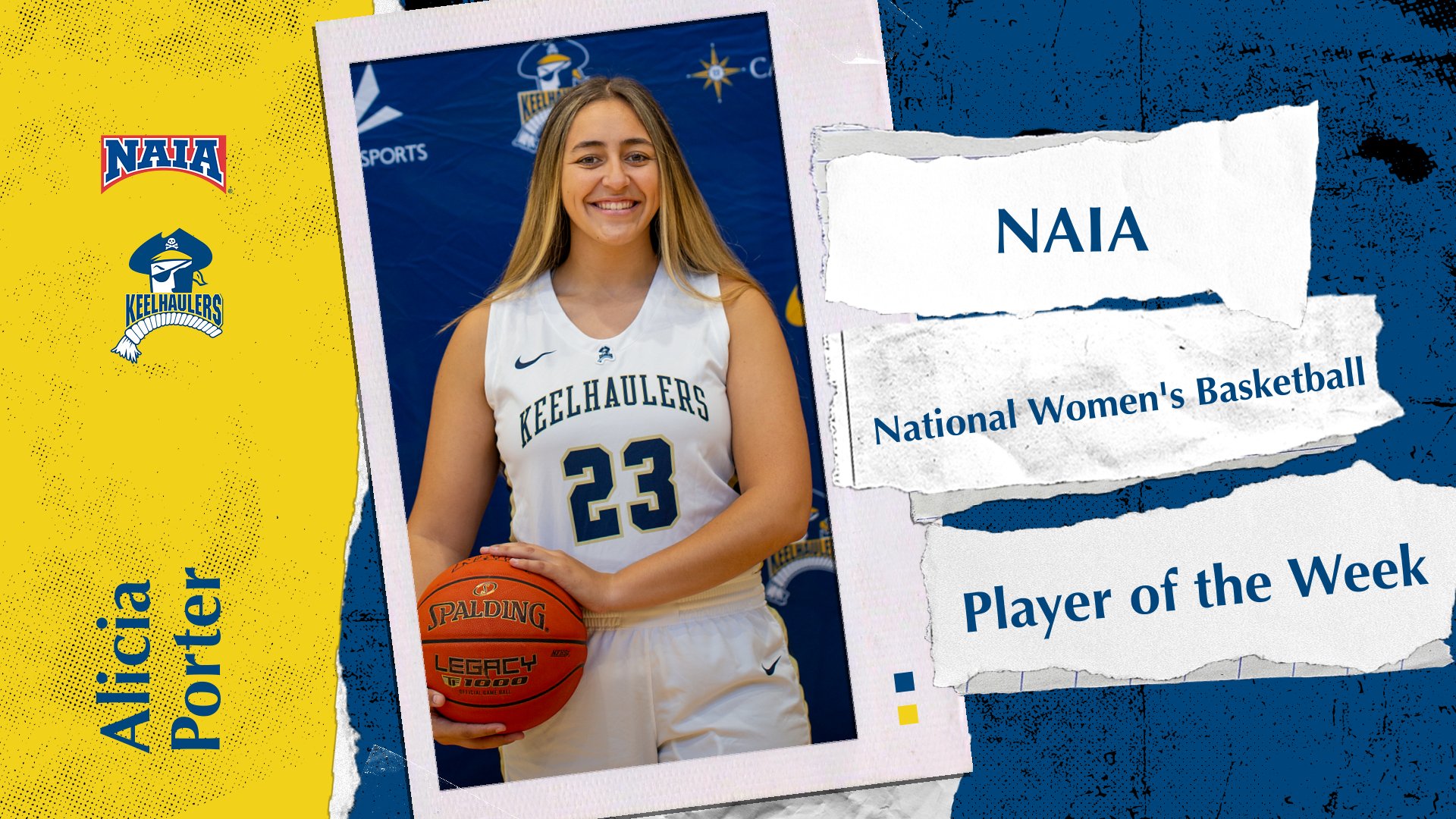 NAIA names Alicia Porter as its National Player of the Week