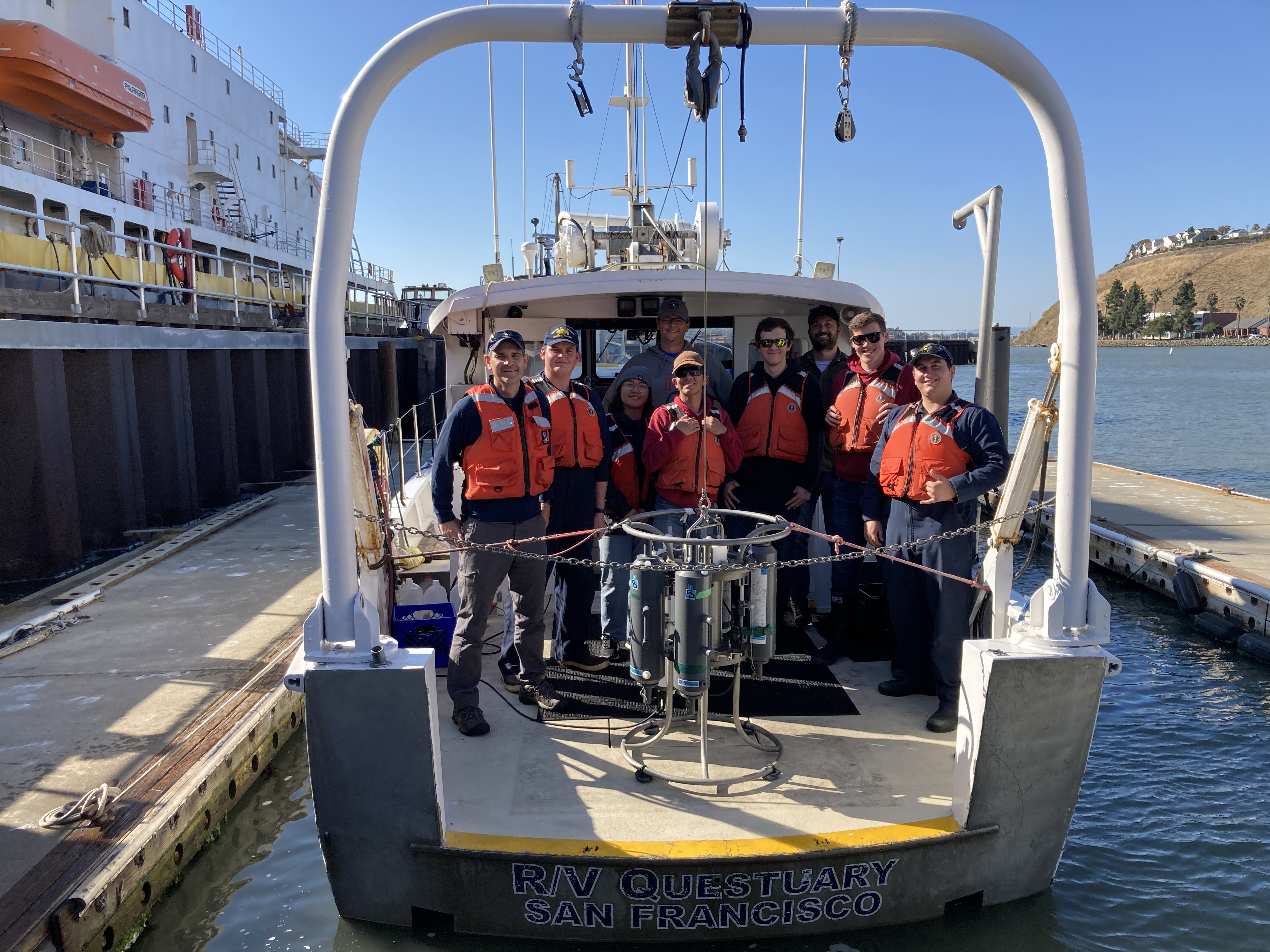 Sampling the SF Bay Aboard the R/V Questuary