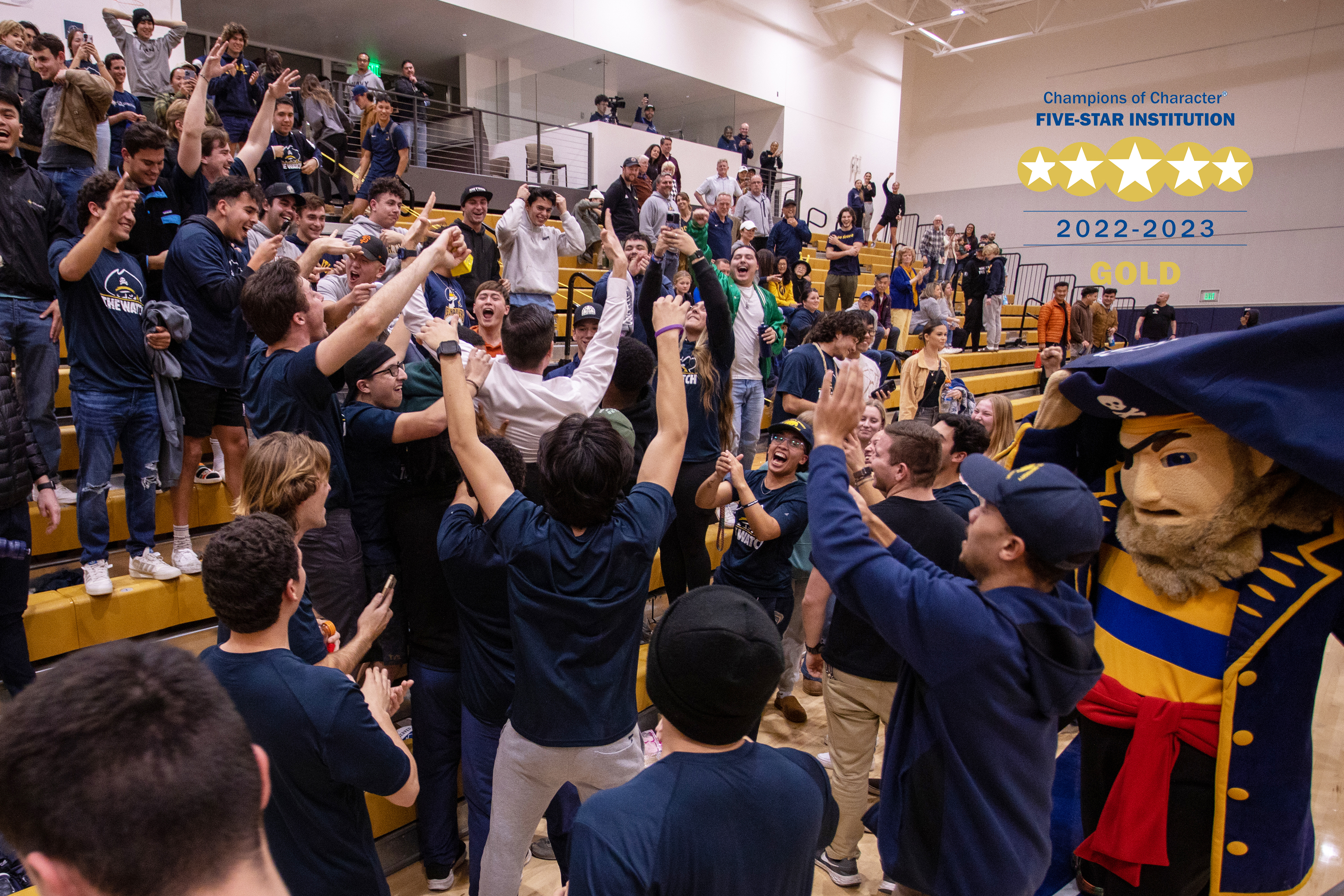 Cal Maritime Earns Champions of Character Gold Status honor with another perfect score