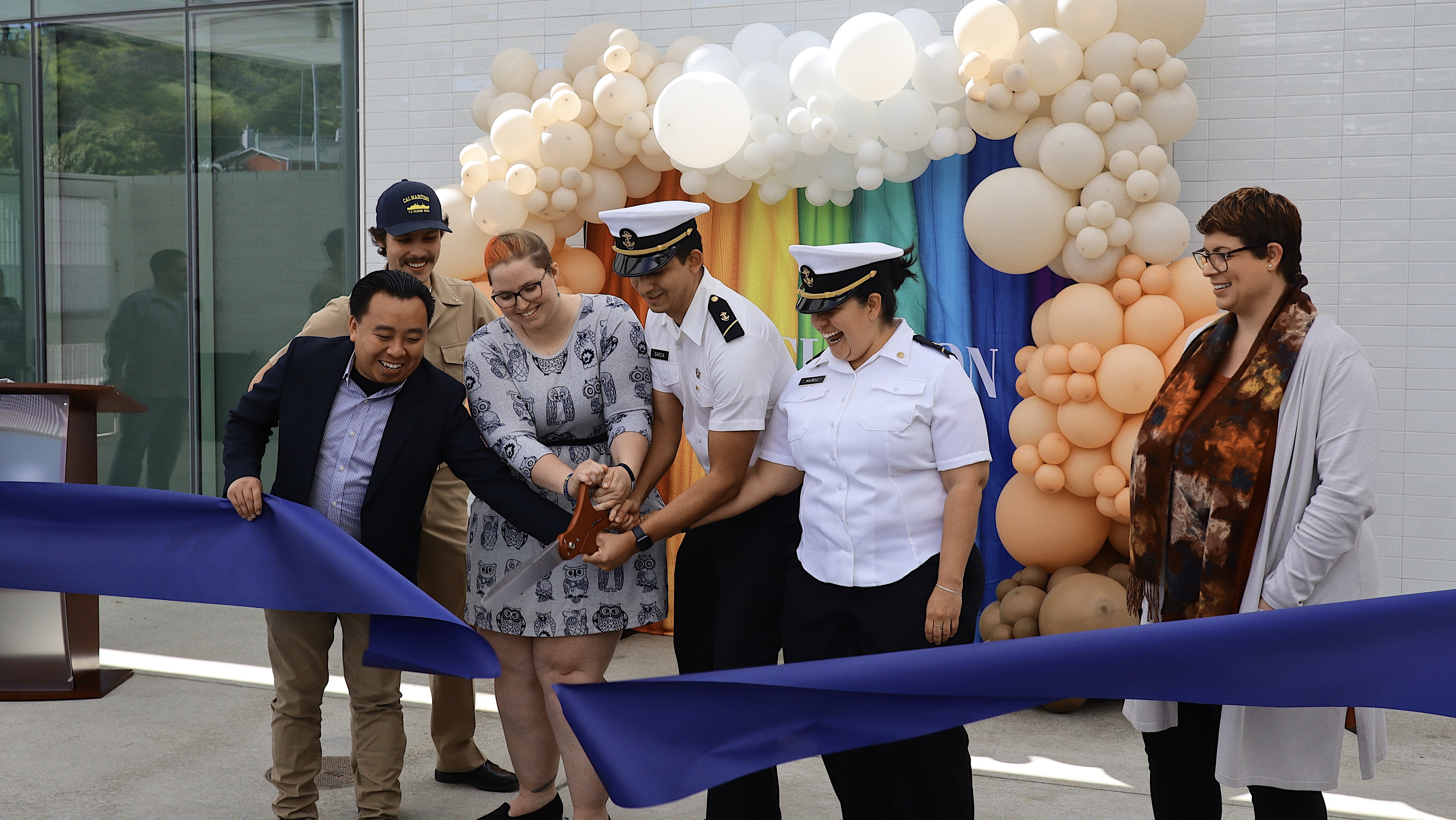 Cal Maritime celebrated the grand opening of its first-ever Inclusion Center this week with a ribbon cutting and reception on Tuesday, March 8.