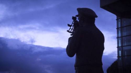 navigator at sunset