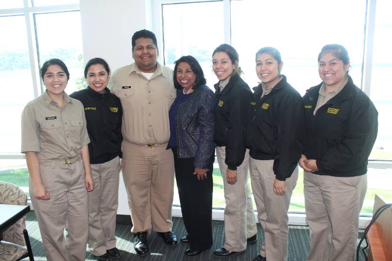 Sylvia Mendez with cadets