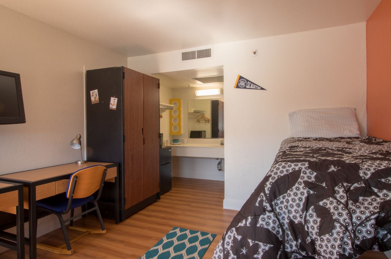 Maritime North Residence Hall Room Example