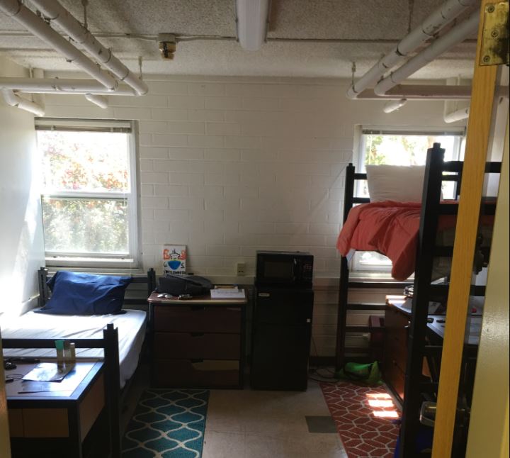 Upper Residence Hall Example Room