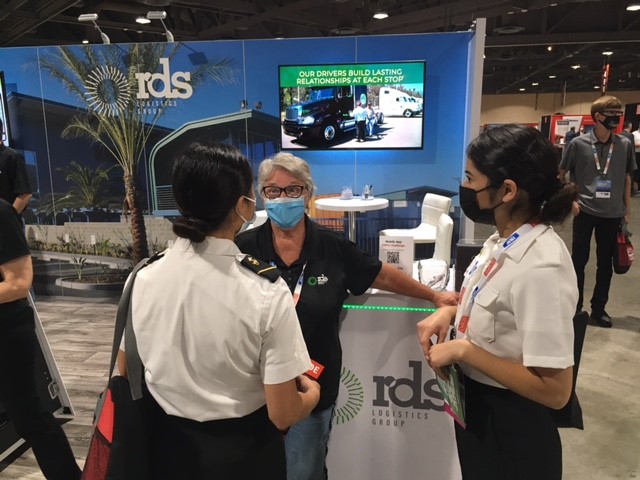 IBL Cadets visit booths at IANA Expo 2021
