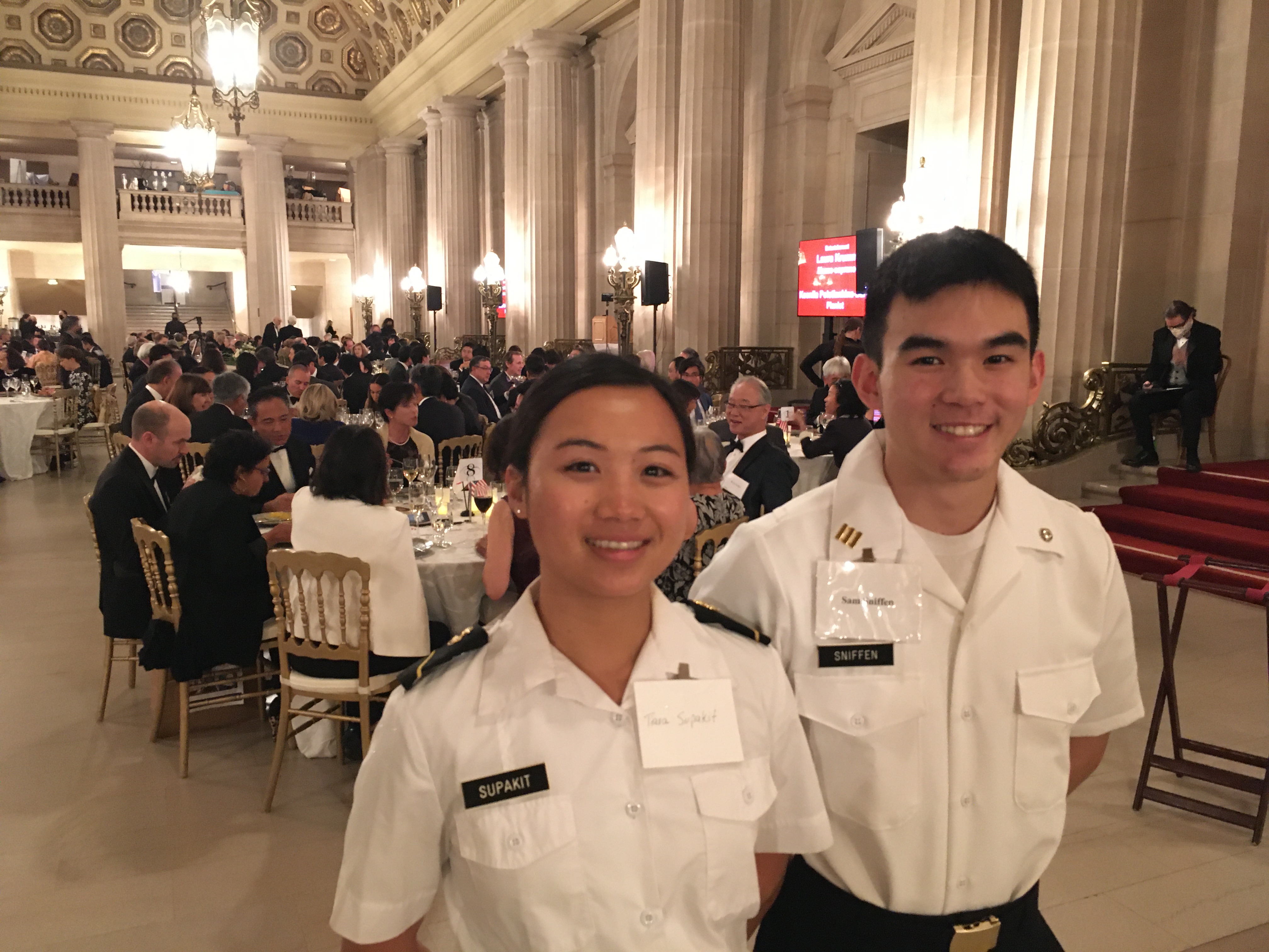 Cadets at Japan Society Gala 2021