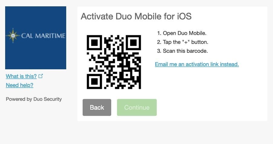 Activate duo for iOS