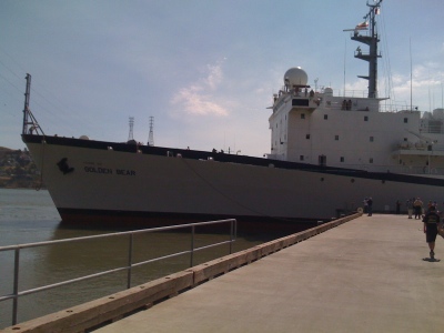 Picture of Bow and Bridge of Training Ship Golden Bear