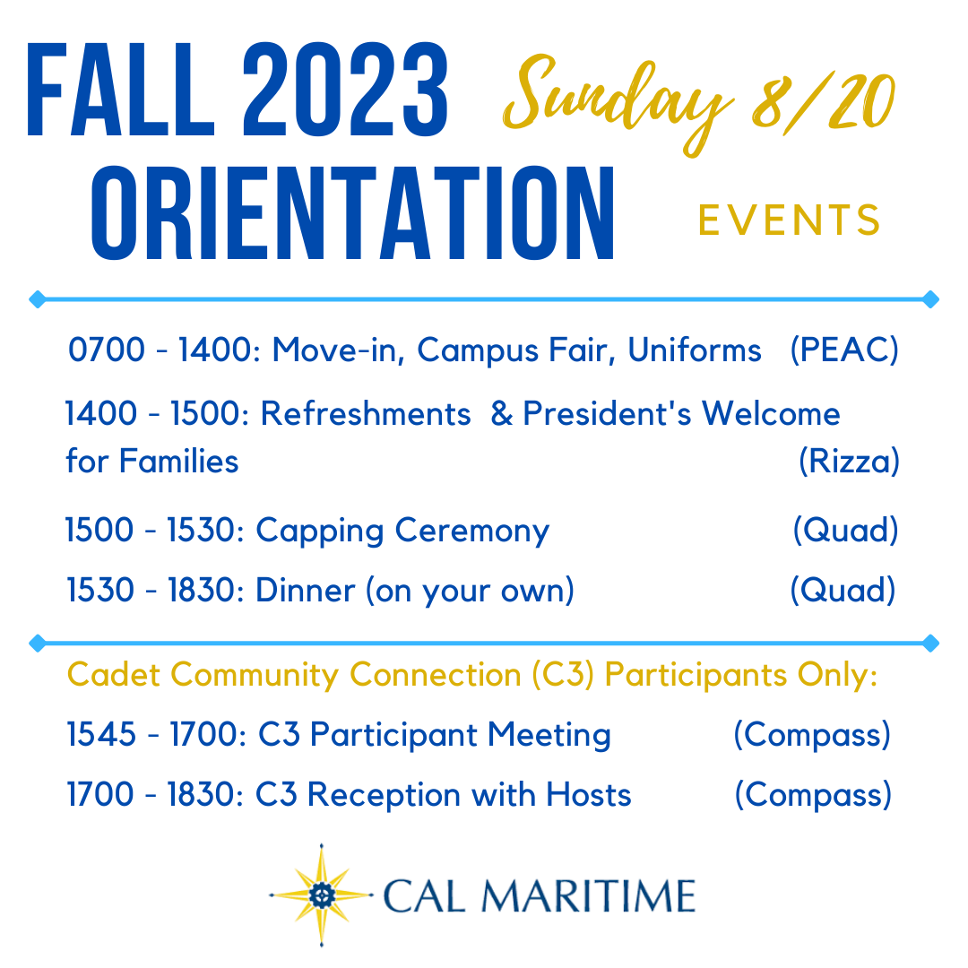 Move-in Day Schedule
