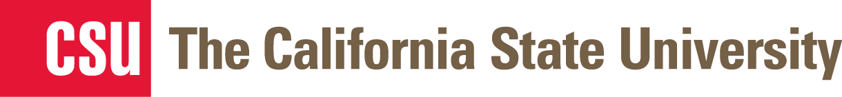 California State University Grey Logo Horizontal