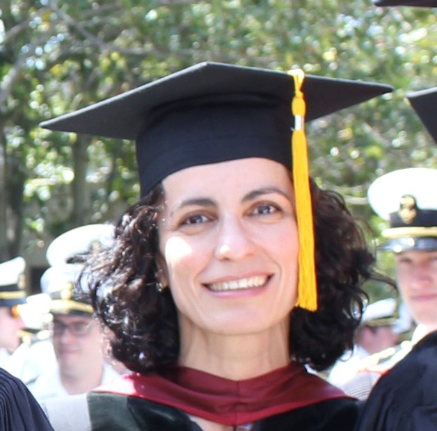 Dr. Cynthia Trevisan in graduation regalia