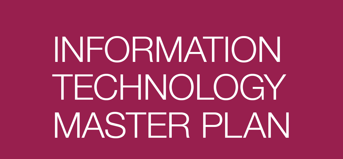 Information Technology Master Plan