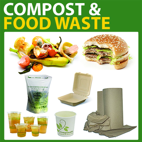 Compost and food waste