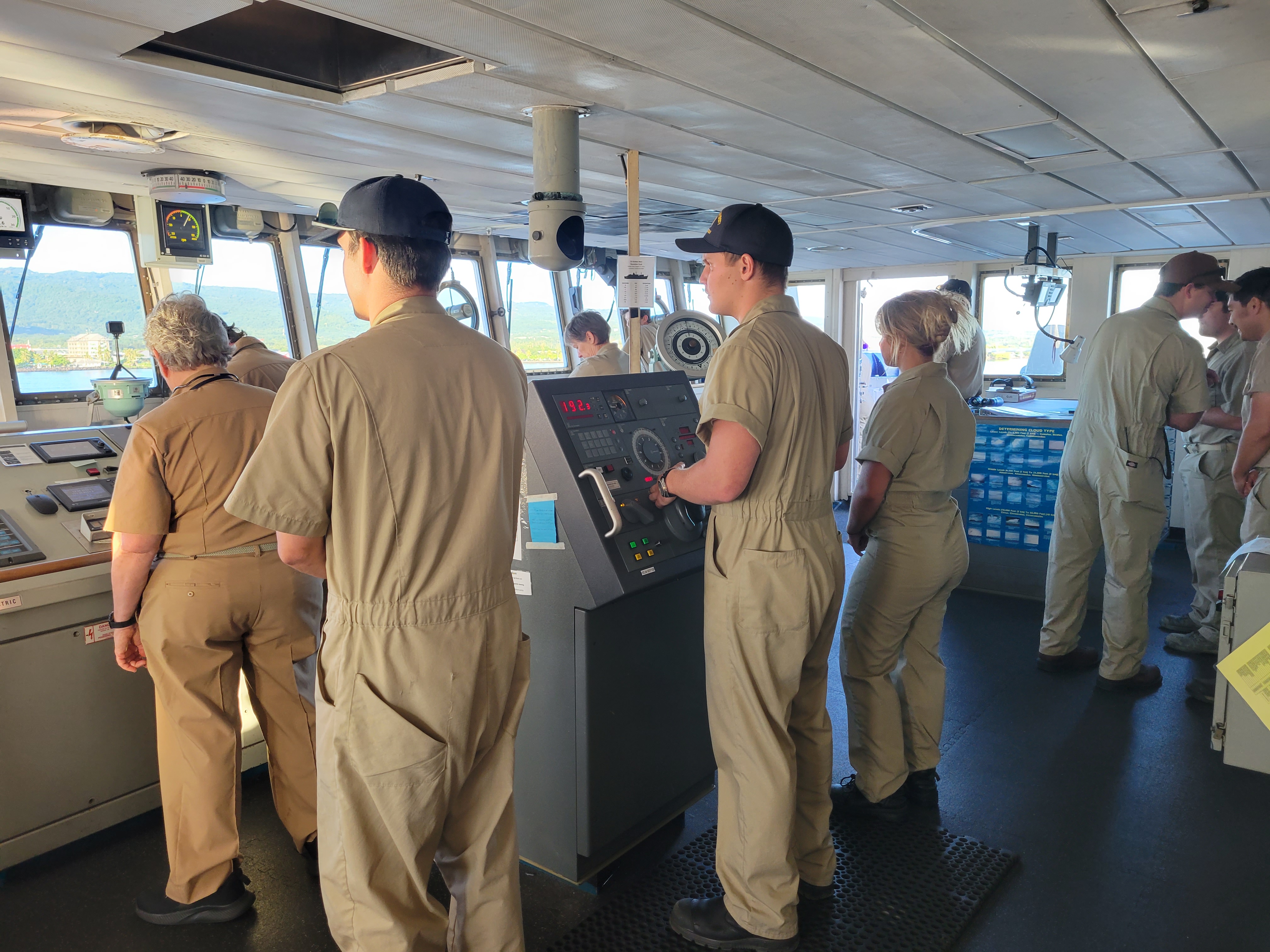 Cadets at the helm