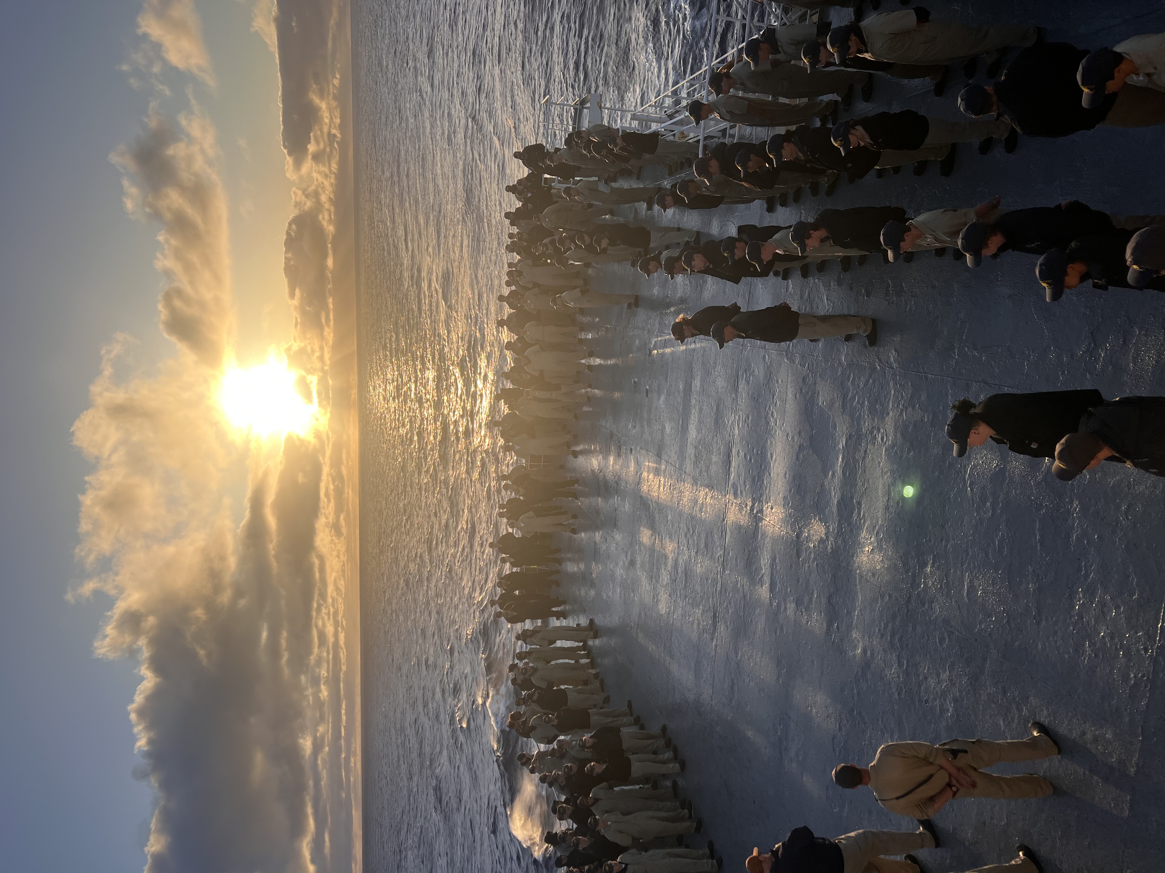 The sun always rises tomorrow...even if some of us are sea sick.