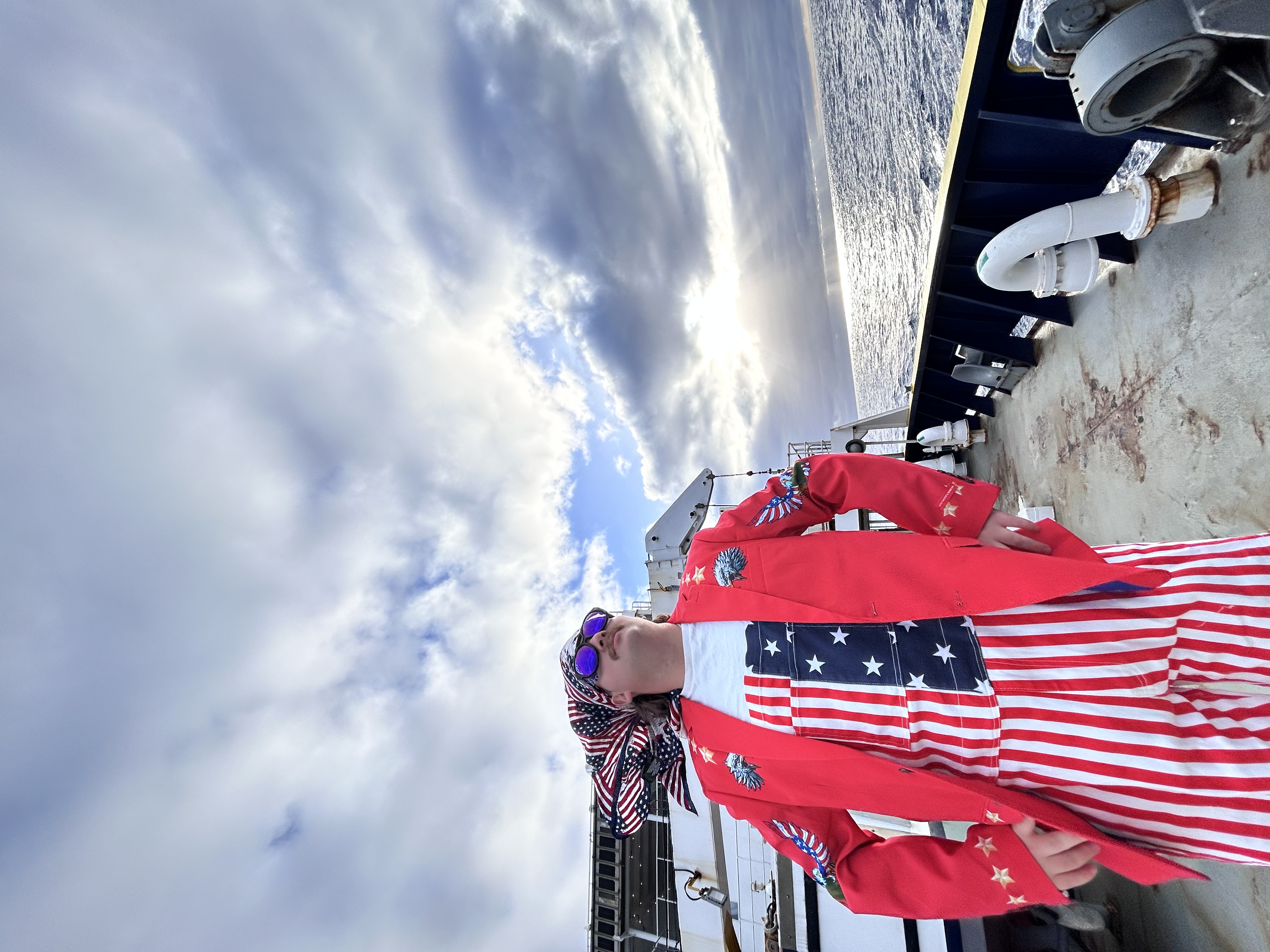 Brandon being Patriotic