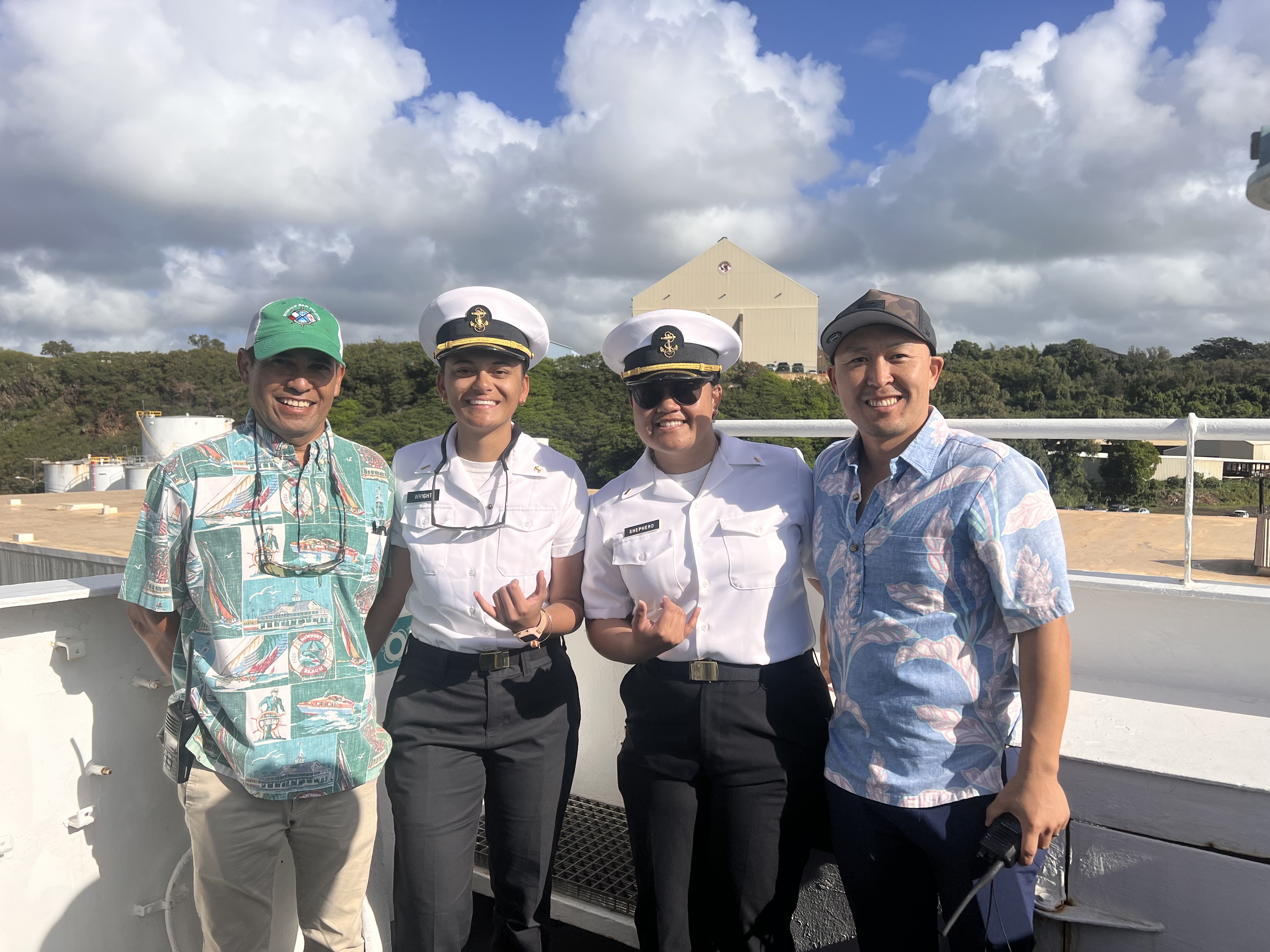 Hawaii Pilots with Hawaiian Cadets
