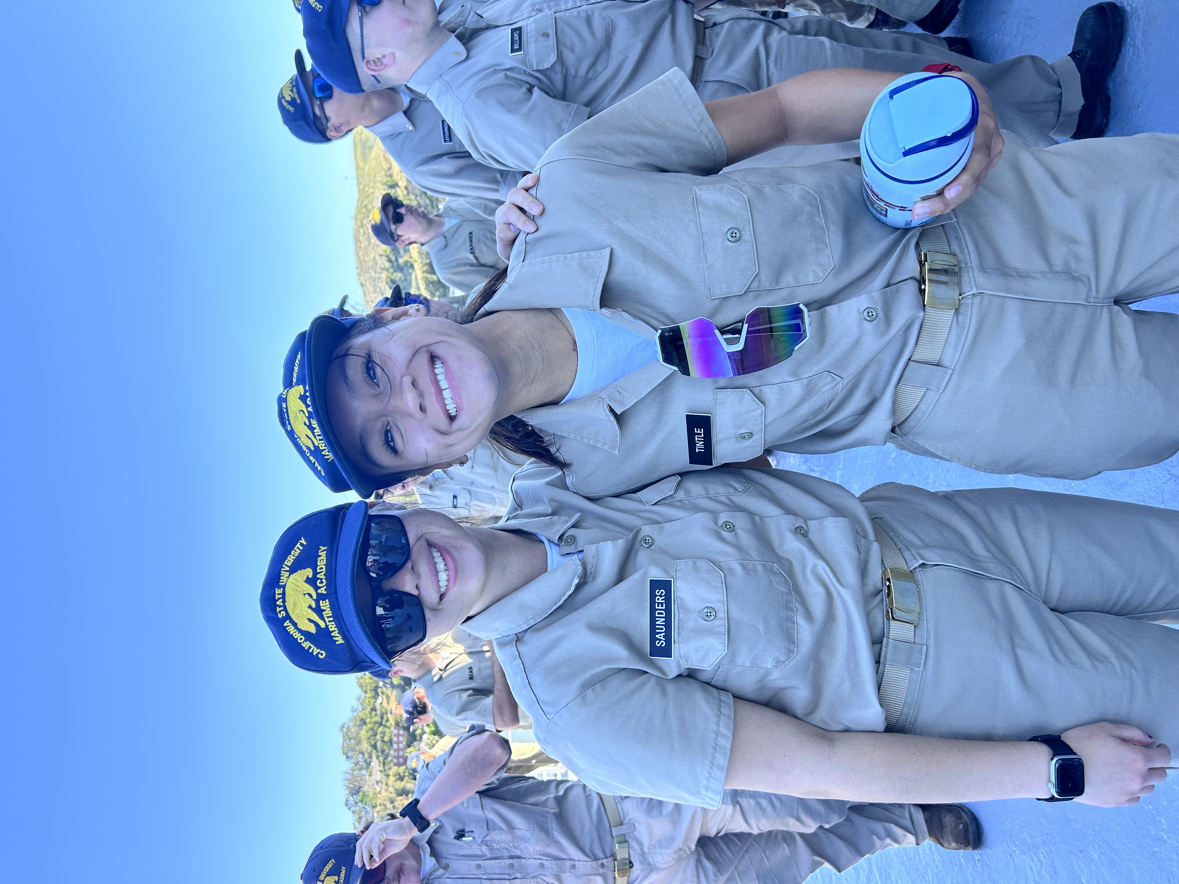 Cadets Saunders and Tintle at Formation