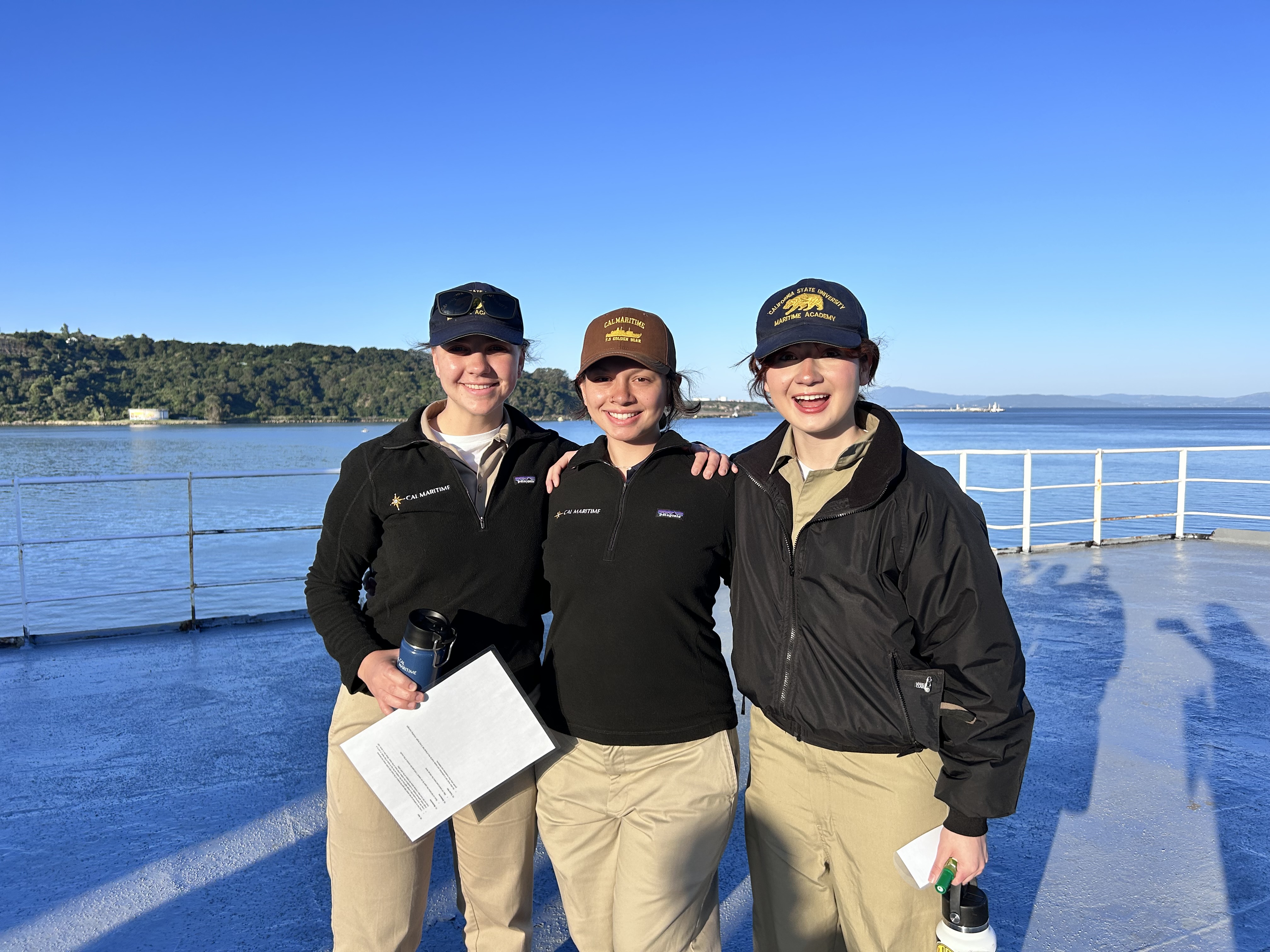 Cadets Gott, Assistant Purser Maddie and Sophia