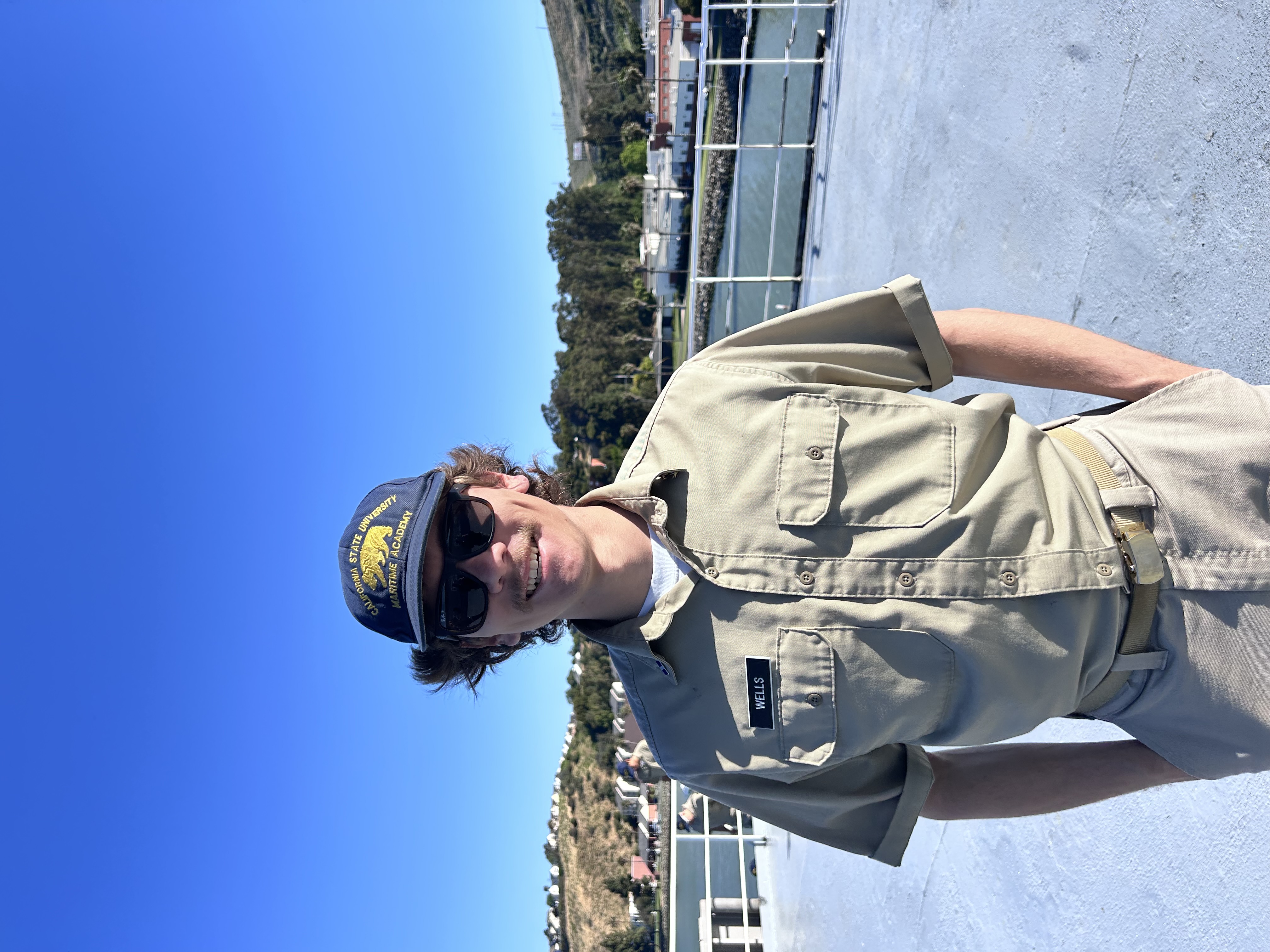 Cadet Wells all ready to go!