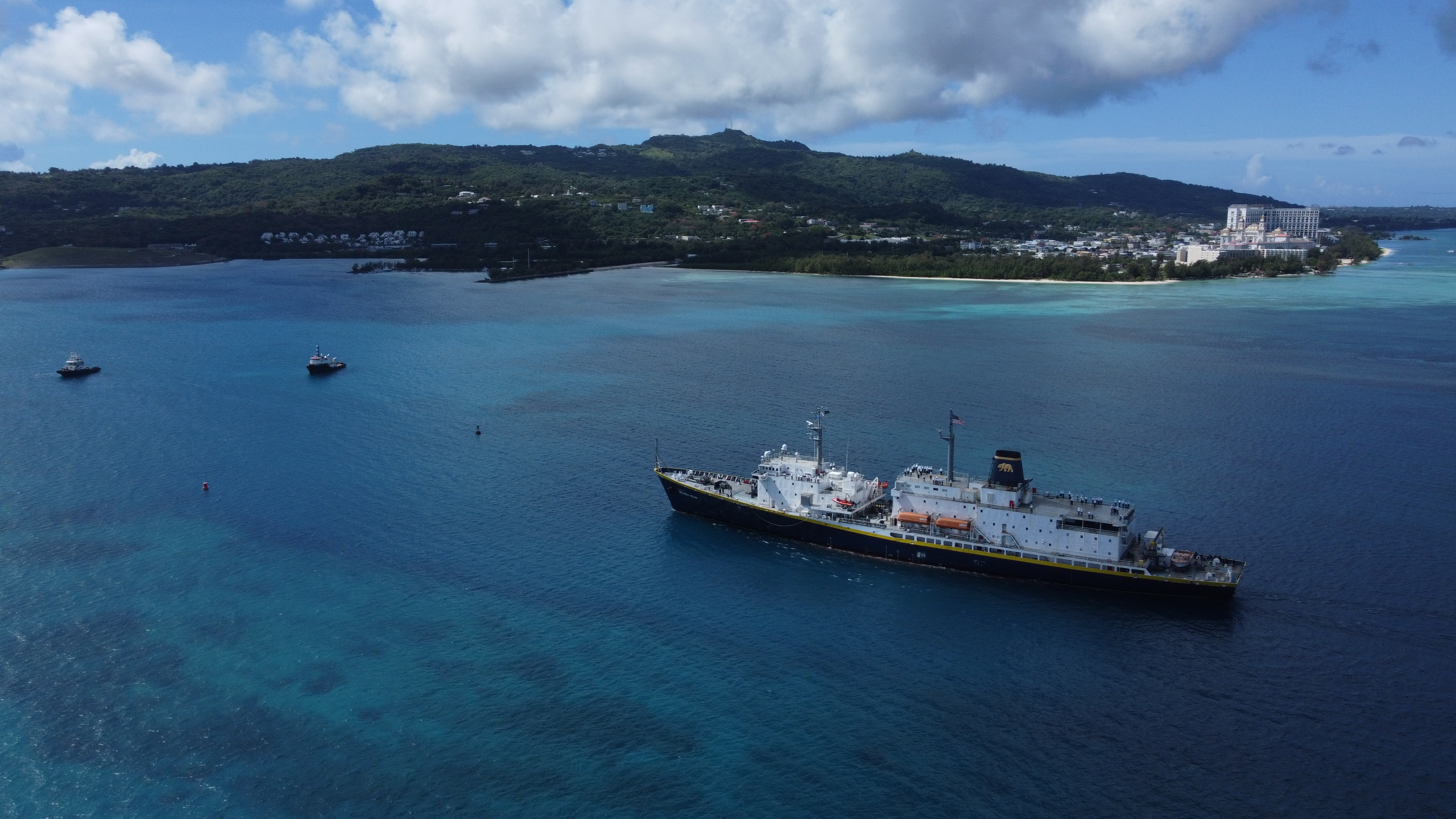 TSGB arrived in Saipan on Thursday, June 12th. Photo courtesy of 1C Cadet Chris Shintani