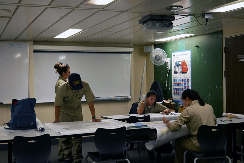 Cadets in classroom