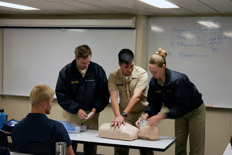 Cadets learn CPR