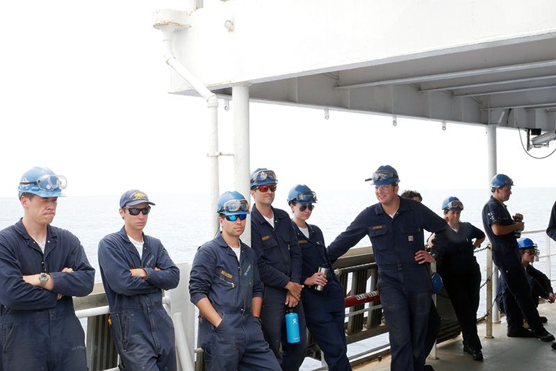 Cadets waiting for day work