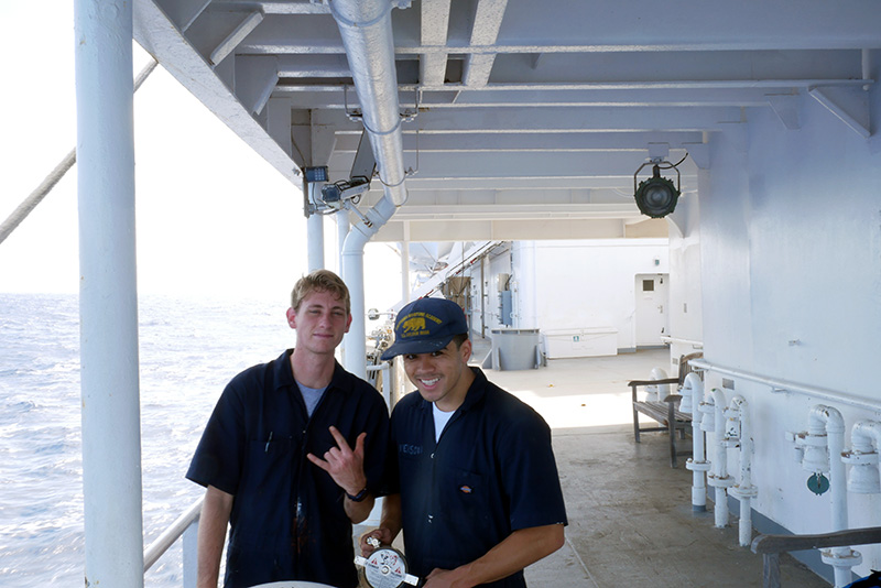 Cadets salt water ballast sounding