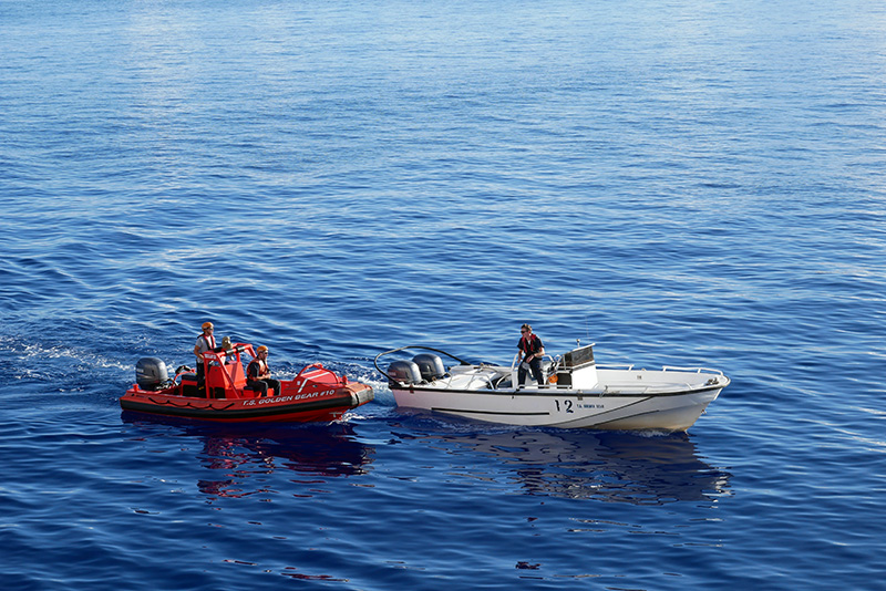 Rescue boat 10 and CMA 12 boat