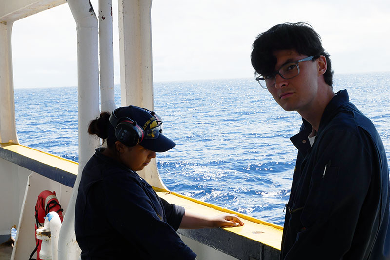 Cadet Fowler and Santana doing MEOD soundings