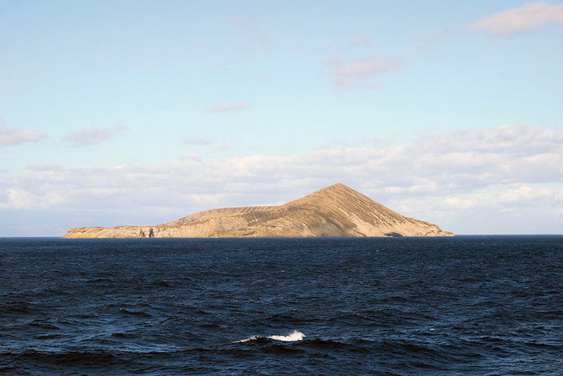 Island in distance