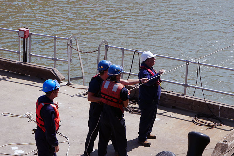 Cadets with ropes