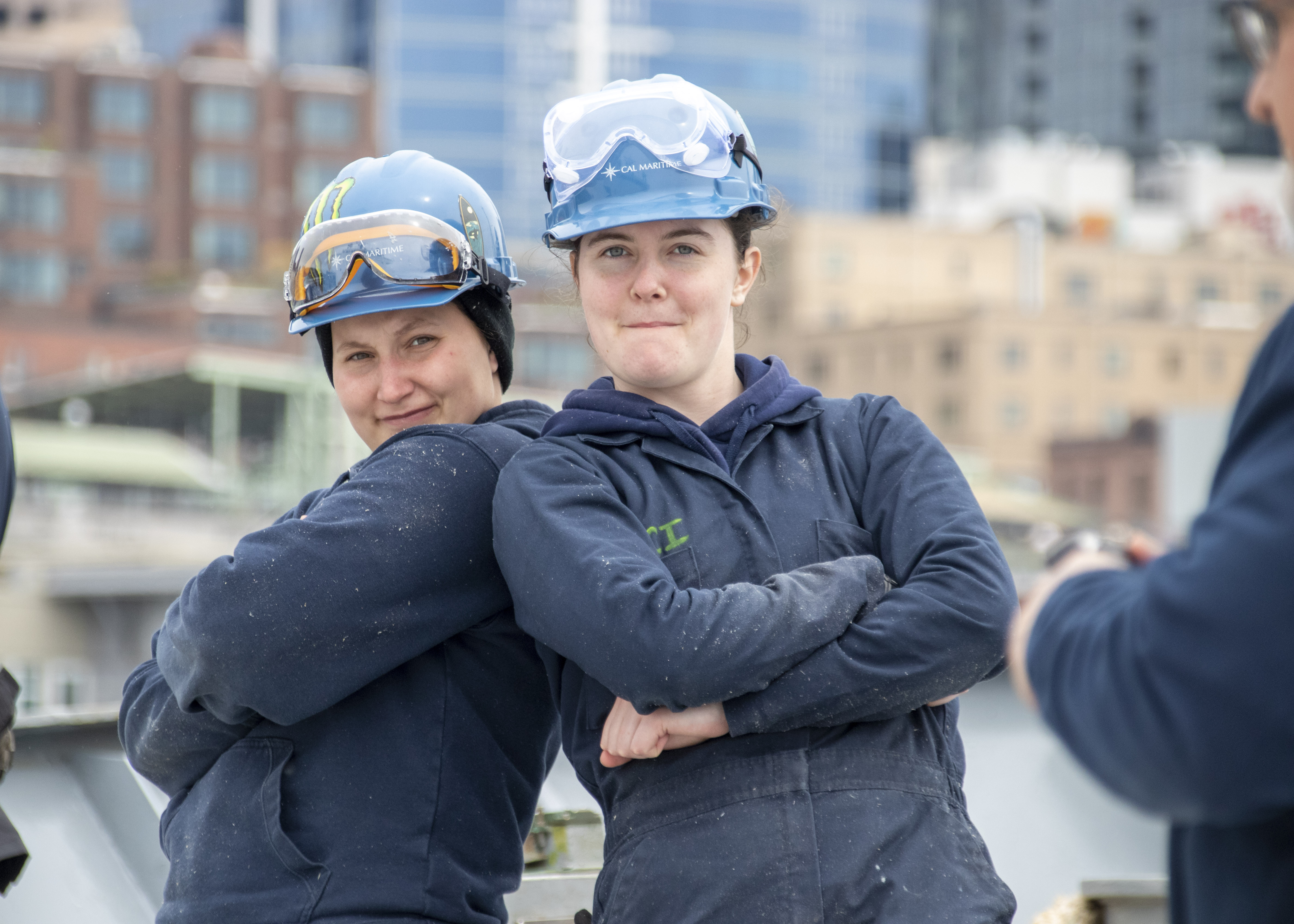 3C cadets Leeza Bremmermann and Maddy Bonaci- Photo credit- Sophie Scopazzi 