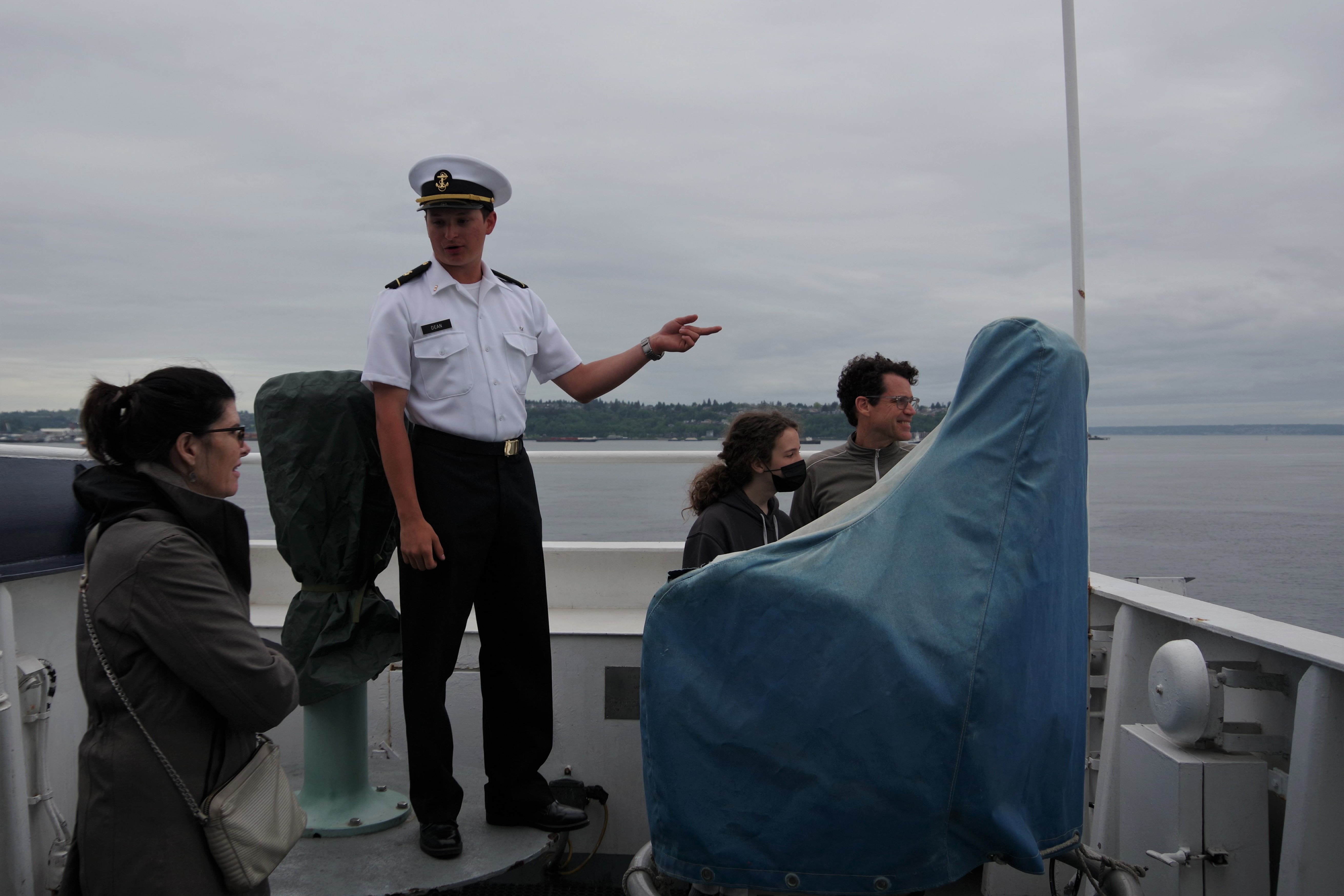 Cadets explaining bridge duties- Photo credit- Emily Robison