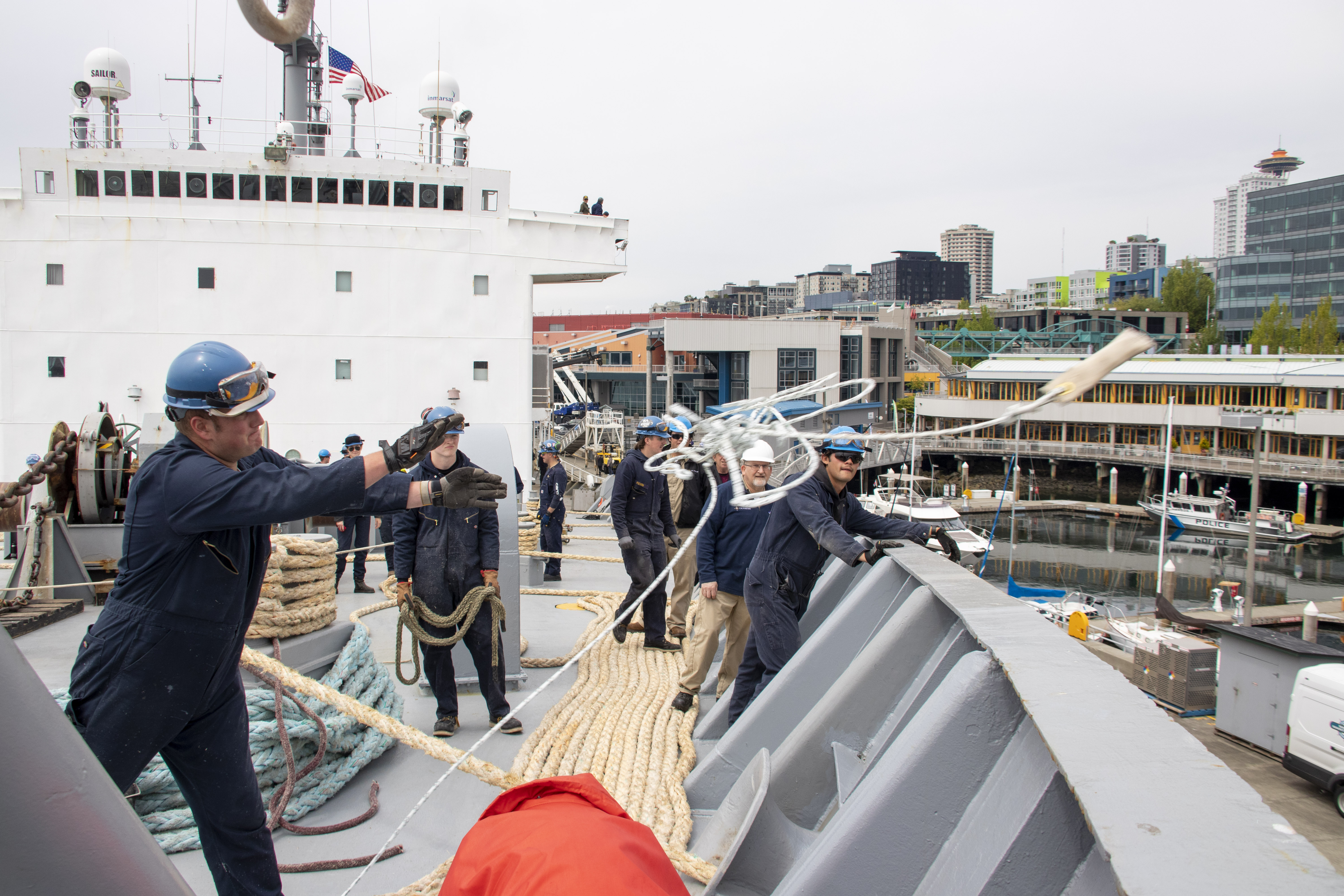 1C cadet Craig Johnson passing the line- Photo credit- Sophie Scopazzi