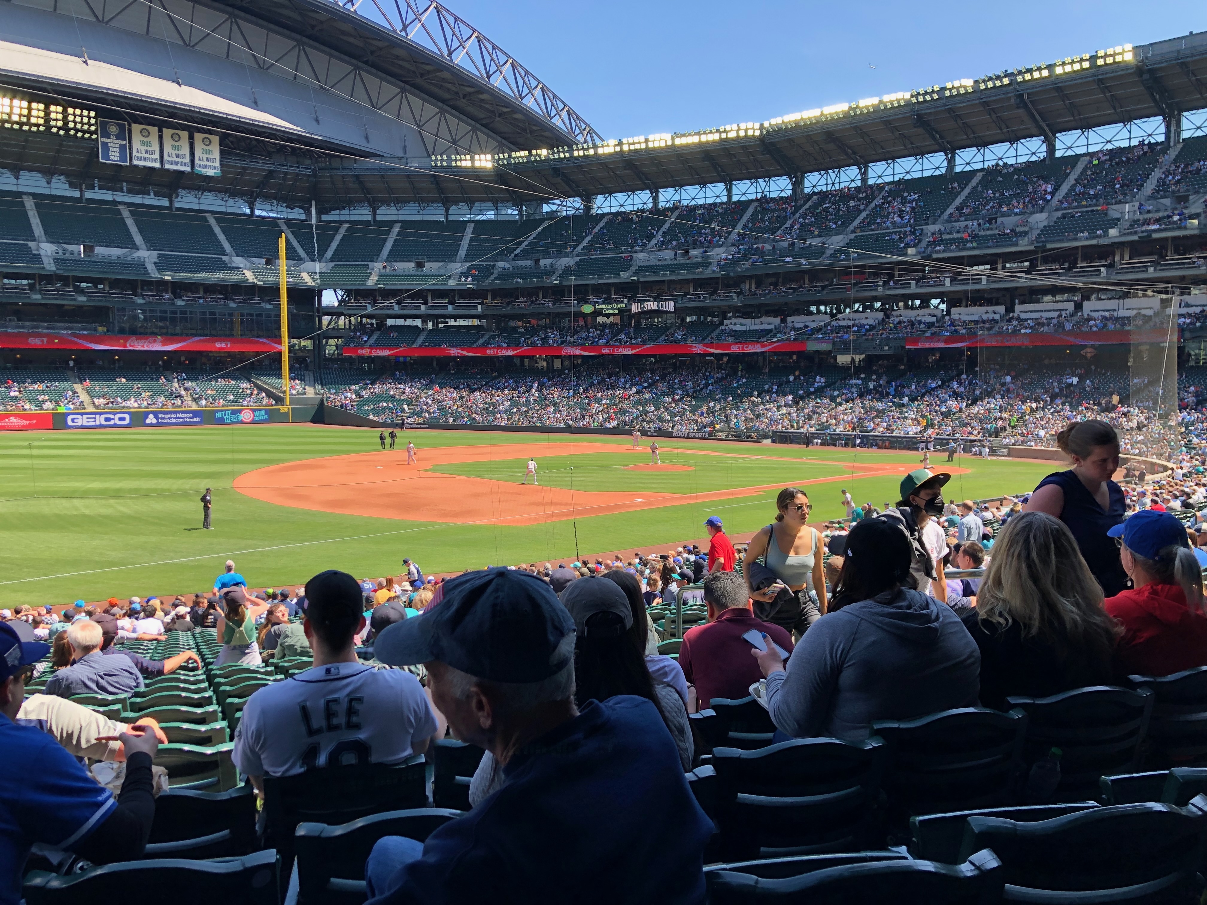 Seattle Mariners Vs Oakland A's- cadets were given tickets by alumni association