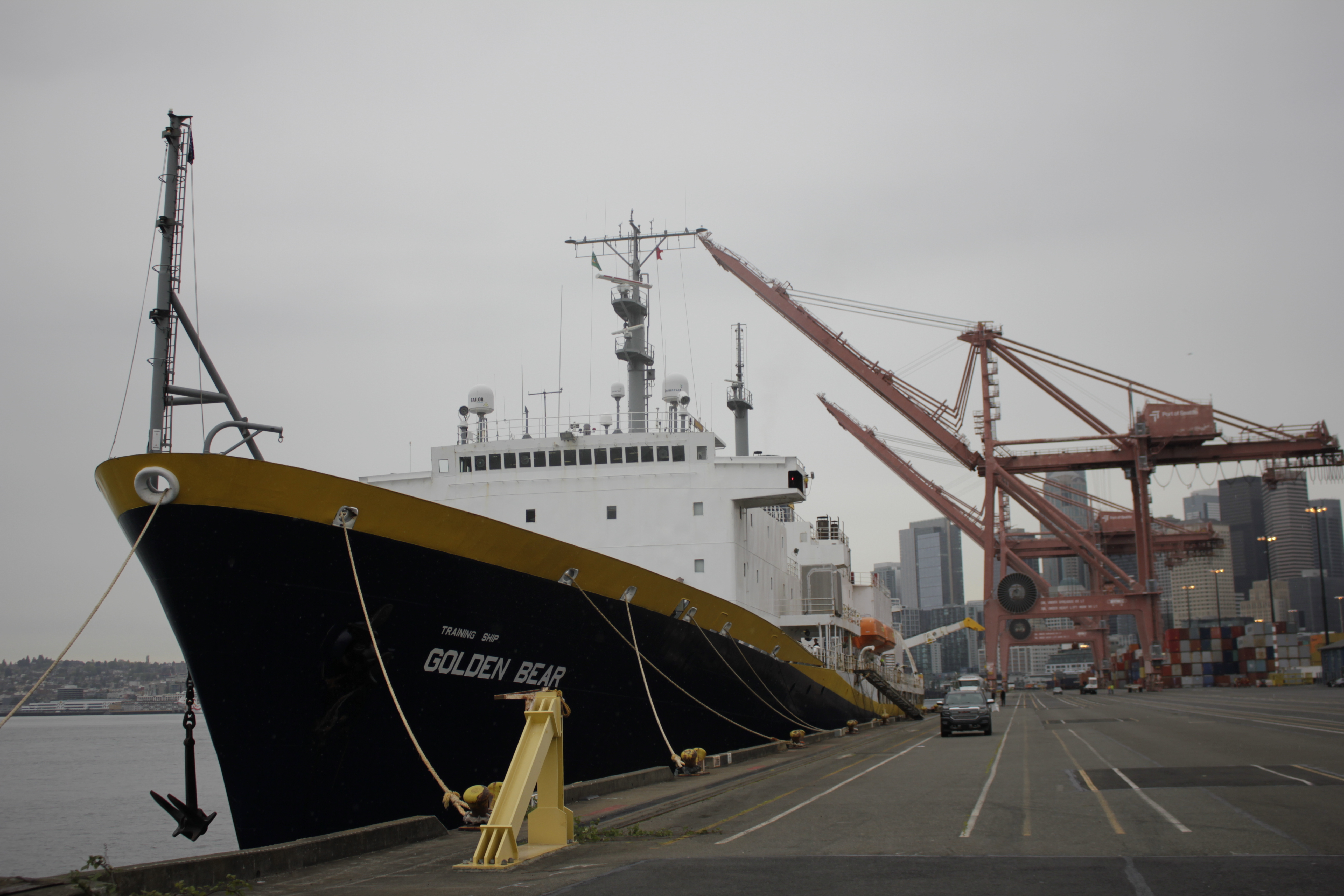 Training Ship Golden Bear at terminal 46- Photo credit- Daniel Golinski