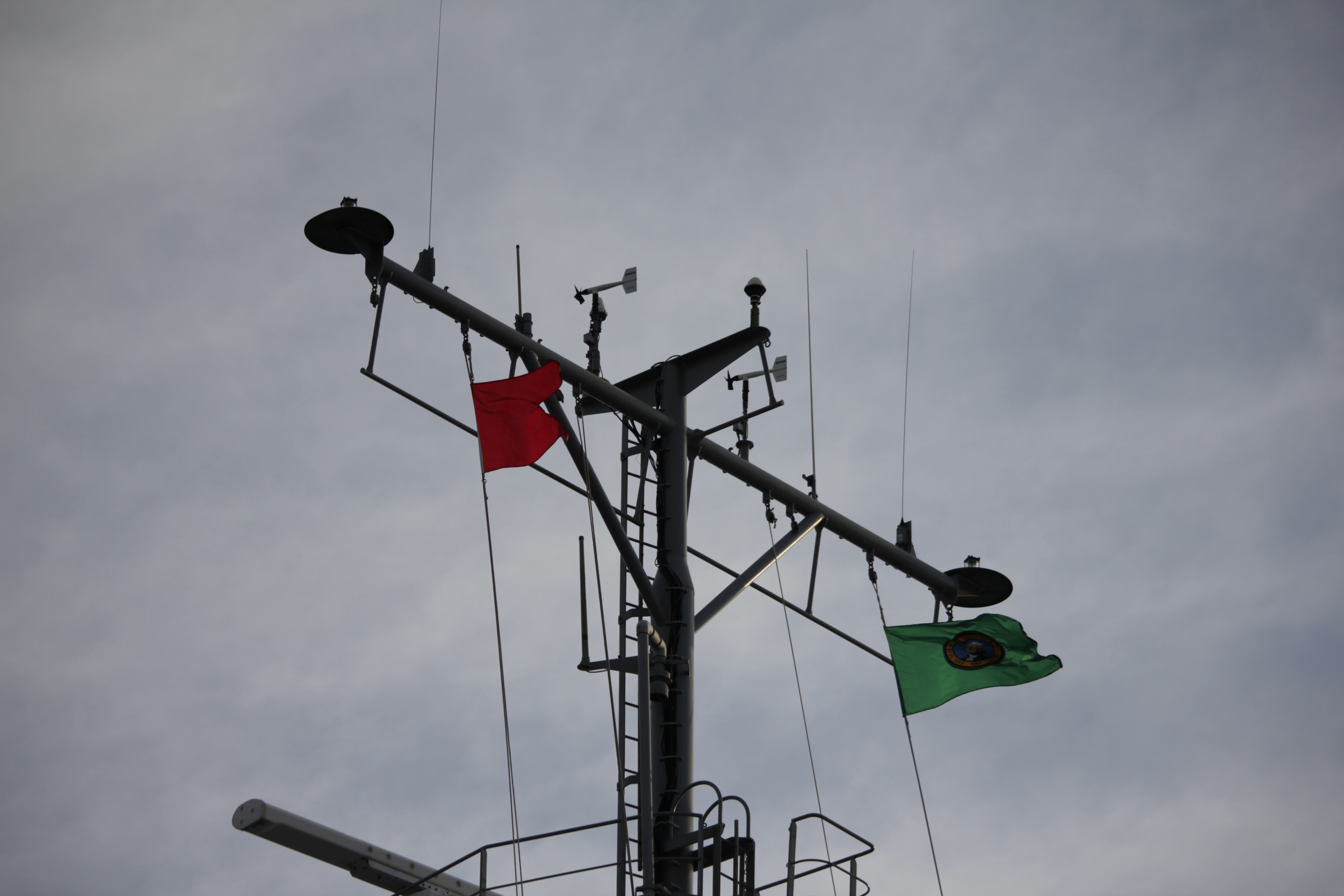 Washington flag and Bravo flag- Photo credit- Daniel Golinski