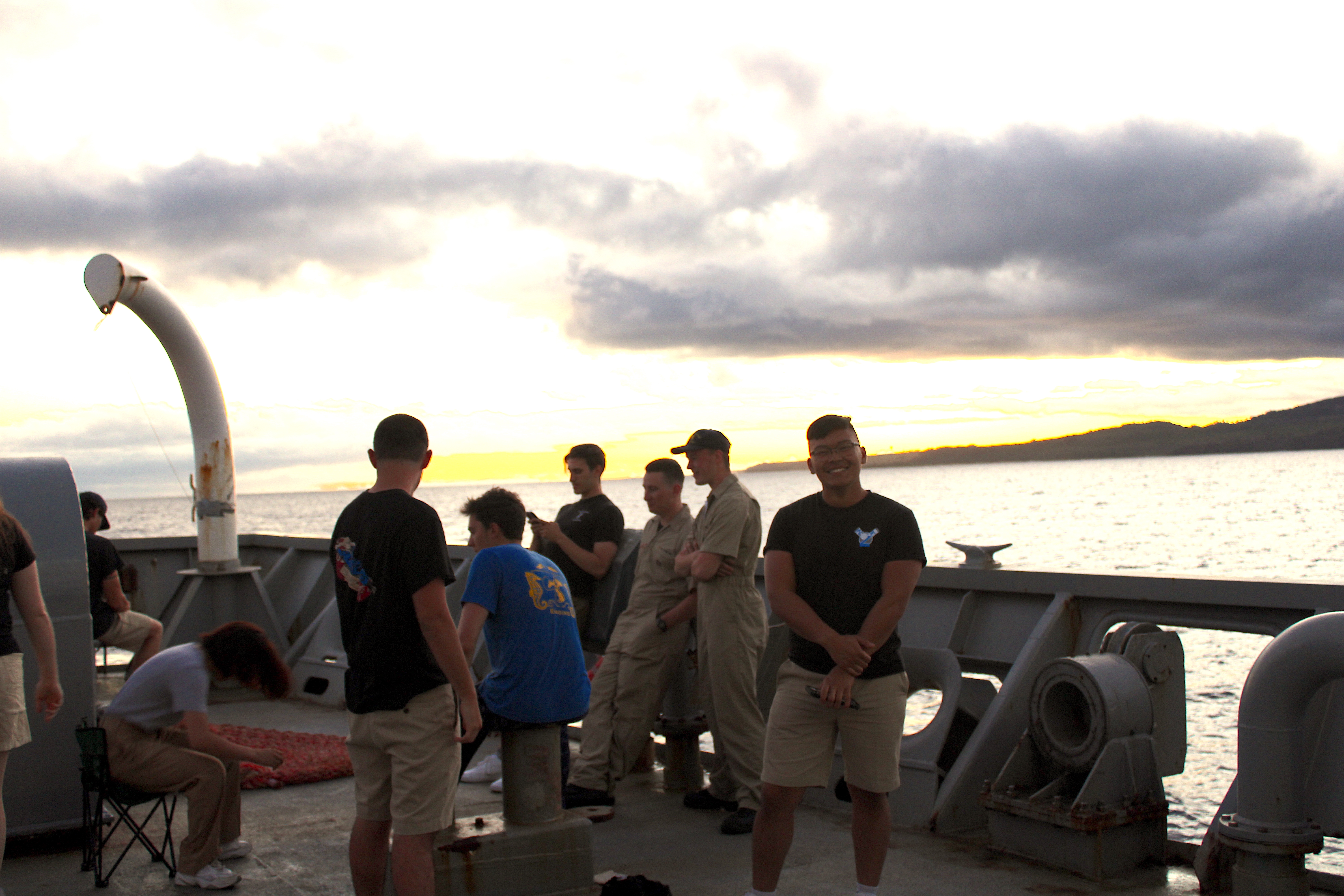 cadets enjoyed another breathtaking sunset. 